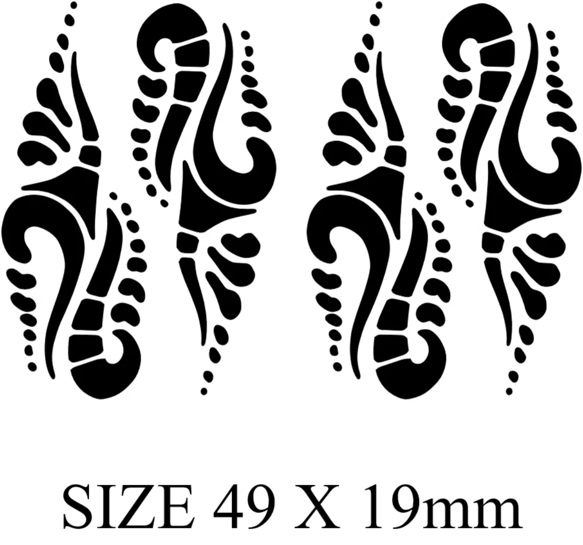 Cheryl inspired Temporary Tattoo ( Set of 4 ) Great Fun item Printed in UK