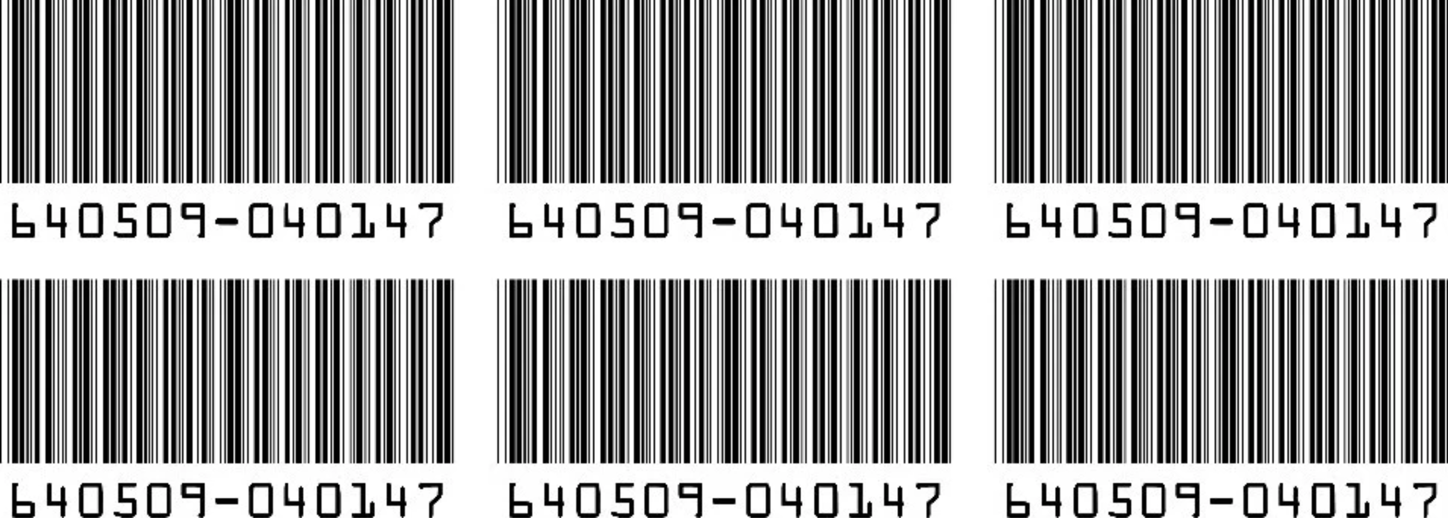 Hitman Agent 47 Barcode Fancy Dress Temporary Tattoo ( Set of 6 ) Printed in UK