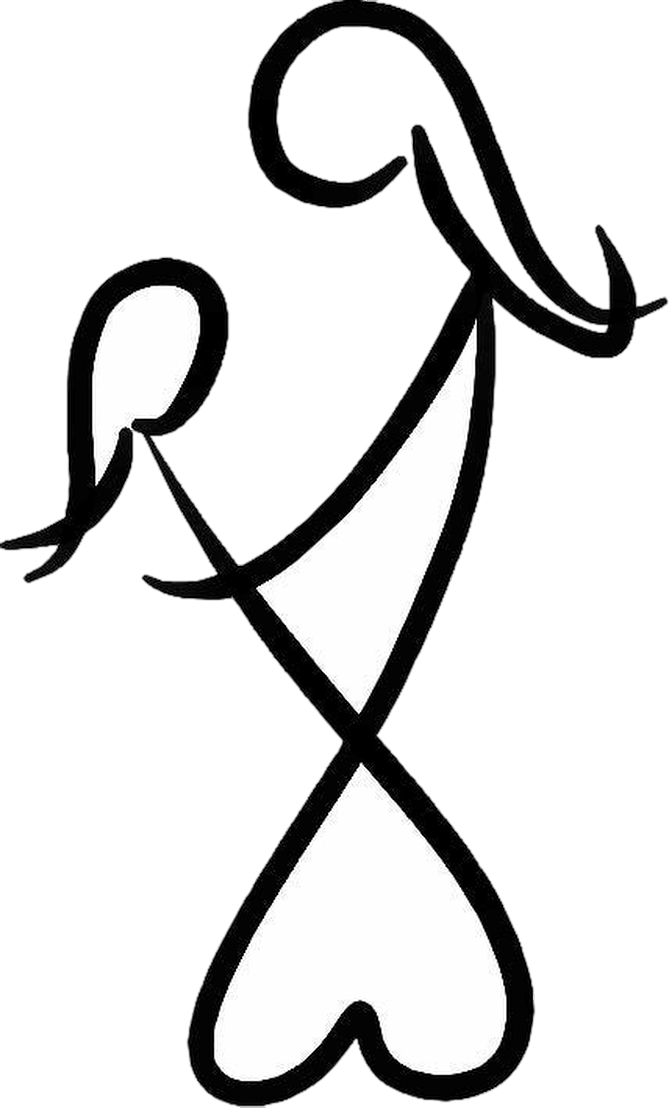 Mother and Daughter ( Fun ) Temporary Tattoo ( Set of 4 ) Printed in UK